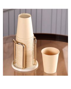 Paper Cup Dispenser, Disposable Cup Holder, Mouthwash Rinsing Cups for Home, Bathroom, Kitchen, Bar, Counter, Storage, Decor(Max Diameter 7.5cm)