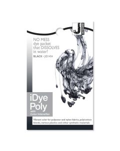 Jacquard iDye Black Fabric Dye for Textiles Using Natural Fibres14g No Mess Packet