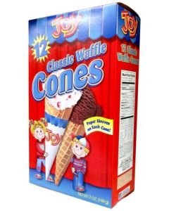 Joy Cone Classic Waffle Ice Cream Cones 7 Ounce