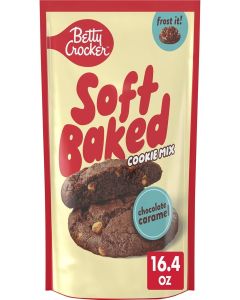 Betty Crocker Chocolate Caramel, Cookie Mix, Soft Baked, 16.4 oz