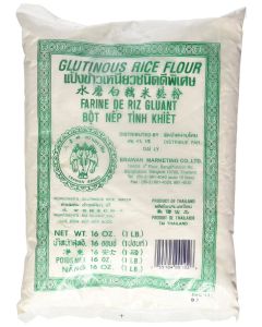 ERAWAN Dried Sweet 2x 1 Lb Traditional Water Milled Glutinous Rice Flour 32 Ounce