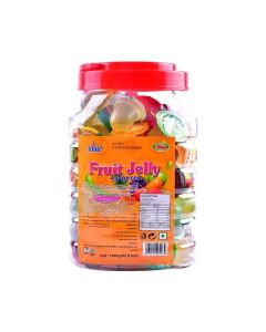 Mir Assorted Fruit Flavored Jelly In Jar- 1500gms
