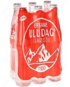 Uludag Legendary Gazoz (6 Pack) Fruit Flavoured Fizzy Soft Drink