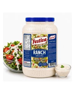 Ranch US Dressing 3.78L - Creamy Salad Dressing and Sandwich Spread for Burgers, Wraps and Snacks - Dip and Dressing Sauce