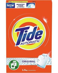 Tide Original Laundry Detergent Powder - 1.5 Kg x 6, Green