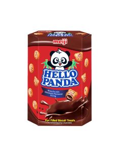 Hello Panda Chocolate Filled Biscuits Fun Crunchy Snack with Creamy Chocolate Filling Family Pack 376g