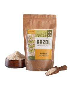 Aazol Indrayani Rice - 1kg (Unpolished) / Rich, Unique Sticky Texture / Easy to Cook / Hand Pounded Rice / Naturally Aromatic Native Variety