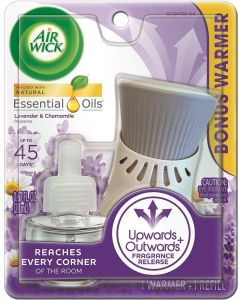 Air Wick plug in Scented Oil, Starter Kit, Lavender & Chamomile 1ct, Essential Oils, Air Freshener