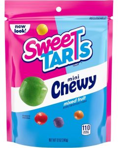 SweeTARTS Mini Chewy Candy, Mixed Fruit Flavor, 12 oz Bag