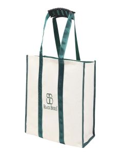 BLACKBOXES Big Eco Cotton Canvas Shopping Bags for Carry Milk Grocery Fruits Vegetable with Reinforced Handles jhola Bag - Kitchen Essential