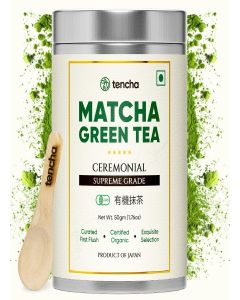 Tencha- Ceremonial Supreme Grade Matcha Tea / JAS Certified Organic / 100% Pure Supreme Grade / Japanese Matcha Green Tea