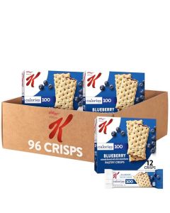 Special K Bar Pastry Crisps Breakfast Bars 100 Calorie Snacks Blueberry 8 Boxes 96 Count