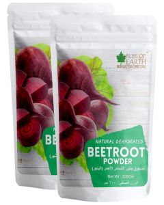 Bliss of Earth Beetroot Powder 100GM (Pack of 2) / Organic Beet Root Powder / Natural Nitric Oxide Booster / Energy, Stamina & Circulation Support / Superfood for Smoothies, Pre-Workout, Detox, Heart Health / Vegan, Non-GMO