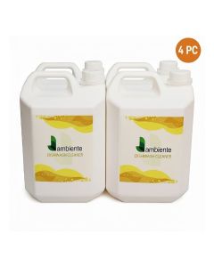 Ambiente Dishwashing Liquid, 5L x 4 / Ultra-Concentrated Formula / Powerful Grease Cutting / Long-Lasting Bulk Pack / Fresh Scent