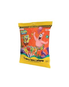 FRUIT FLAVOURED SOUR LOLLIPOP (SPONGEBOB) 1x24x120g