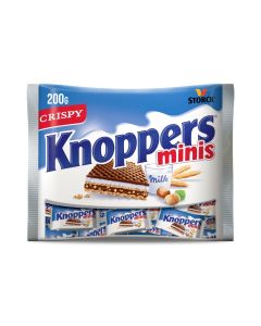 Knoppers Minis Milk & Hazelnut Crispy Wafers 200g