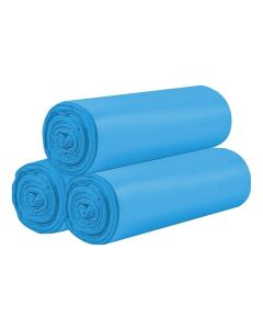 3 Rolls Small Trash Bags - 60 Counts Durable 4 Gallon Small Garbage Bags for home office kitchen Bathroom Bedroom Trash Can liners（Blue） ﻿