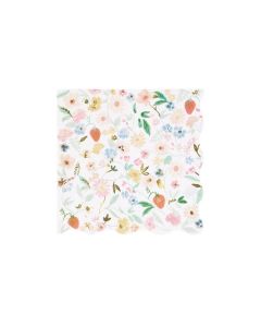Elegant Floral Large Napkins