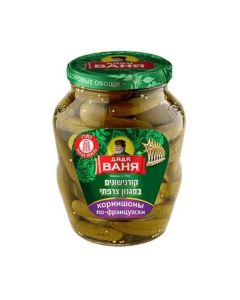 Uncle Vanya French-Style Gherkins Baby Cucumber Pickle- 680g