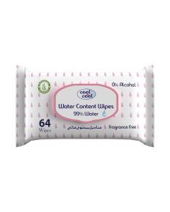 Cool & Cool Baby Water Content Wipes 64's Ultra Sensitive, Fragrance-Free