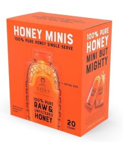 Nature Nate's Honey Minis - 100% Pure Raw Honey Packets