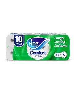 Fine Comfort Sterilized Toilet Paper XL 2 Ply 10 Rolls