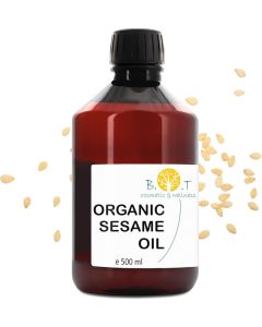Sesame Oil Organic Pure 100 Natural Cold Pressed Sesame Oil Skin Care Hair Care Massage Oil Ayurveda Massage Oil DEODORISED 500 ml 176fl oz