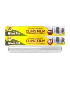Premium Polyethylene Cling Film – Twin Pack – 30 cm x 100 cm – Durable, Food-Grade Wrapping Roll for Freshness, Storage, and Wrapping