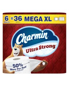 Charmin Ultra Strong Toilet Paper 6 Mega XL Rolls 330 Sheets Per Roll
