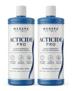 MedspaClinic Acticide Pro Clinical Disinfectant with Anti-Rust Formula, 1L - Pack of 2