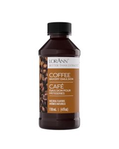 LorAnn Oils Coffee Bakery Emulsion True Essence Ideal for Boosting Fruit Tones in Cakes Cookies Desserts GlutenFree KetoFriendly Extract Substitute Essential for Your Kitchen 4 Oz