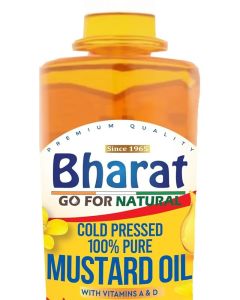 Bharat Pure Mustard Oil - 2 Litre Jar