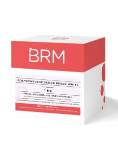 BRM Chemicals Polyethylene Scrub Beads White 1 KG For Soap Making Shampoo Cosmetics Serum Making Beauty Formulations Moisturizer Lotion Making DIY Personal Care For Face Hair Skin Body