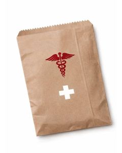 Brown Kraft Paper Medicine Cover 5×6(L×H), 60GSM Paper Pouch for Pharmacy & Medical Stores, Paper Bags for medical usage, Cookies, Food Packing, Eco-Friendly, PACK-IN (4000)