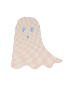 Pink Checker Ghost Napkins