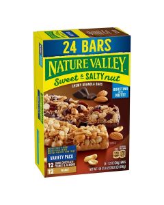Nature Valley Granola Bars, Sweet and Salty Nut, Variety Pack, 24 Bars, 28.8 OZ