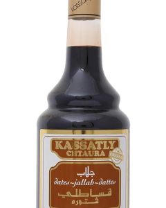 Kassatly Chtaura Jallab Syrup - Refreshing Date and Grape Molasses Drink, 600 ml