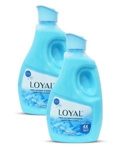 Fabric Softener & Freshener Concentrated, Blue Petals 150Washes 2x3000ml