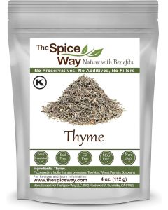 The Spice Way Premium Thyme Leaves - 4 oz Fresh Pack