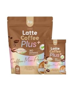 Latte Coffee Plus+ Instant Coffee Mix 150g / 10 Sachets No Cholesterol
