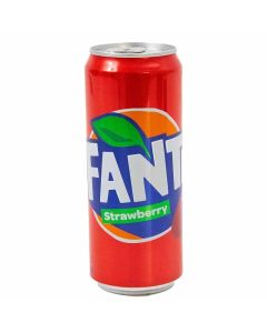 Fanta Strawberry Carbonated Soft Drink 330ML