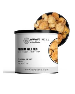 AWAFI MILL Persian Fig (Whole Dried Fruit) / Premium Anjeer • Naturally Sweet, Soft-Chewy • For Snacking, Breakfast, Baking and Cheese Boards - 100 g / 3.5 Oz