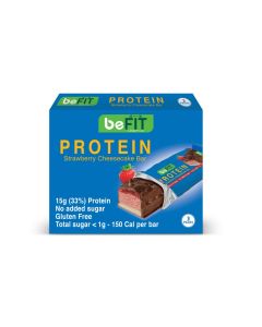 Protein Strawberry Cheesecake Cake Bar
