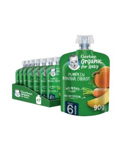 Organic Puree Pouch In Pumpkin Banana Carrot