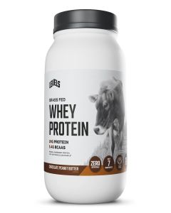 Levels Nutrition Grass Fed 100% Whey Protein, No GMOs, Chocolate Peanut Butter, 2LB