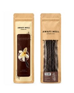 AWAFI MILL Premium Madagascar Vanilla Beans / Grade A Whole Pods for Exquisite Flavor and Culinary Delights