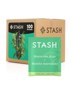 Stash Tea Moroccan Mint Green Tea Box of 100 Tea Bags Packaging May Vary