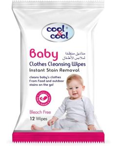 Baby Clothes Cleansing Wipes 12 Pieces