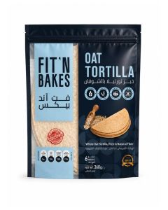 FIT 'N Bakes Oat Tortilla Bread 360g (Oat)