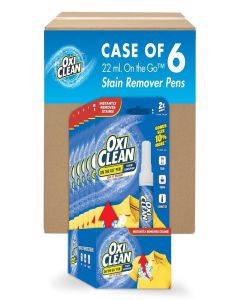OxiClean On The Go Pen Stain Remover, in Laundry Stain Remover for Clothing and Fabric, Bulk 6/ 22m case